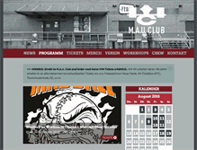 Tablet Screenshot of mauclub.de